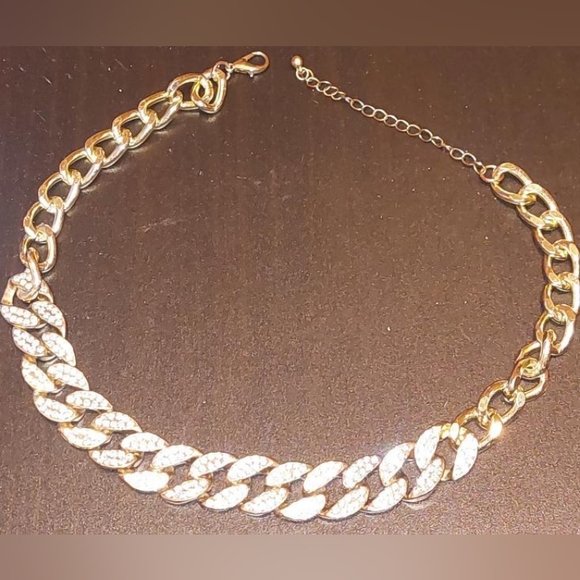 Gold Plated Gourmet Chunky Cuban Chain Necklace - Picture 4 of 5